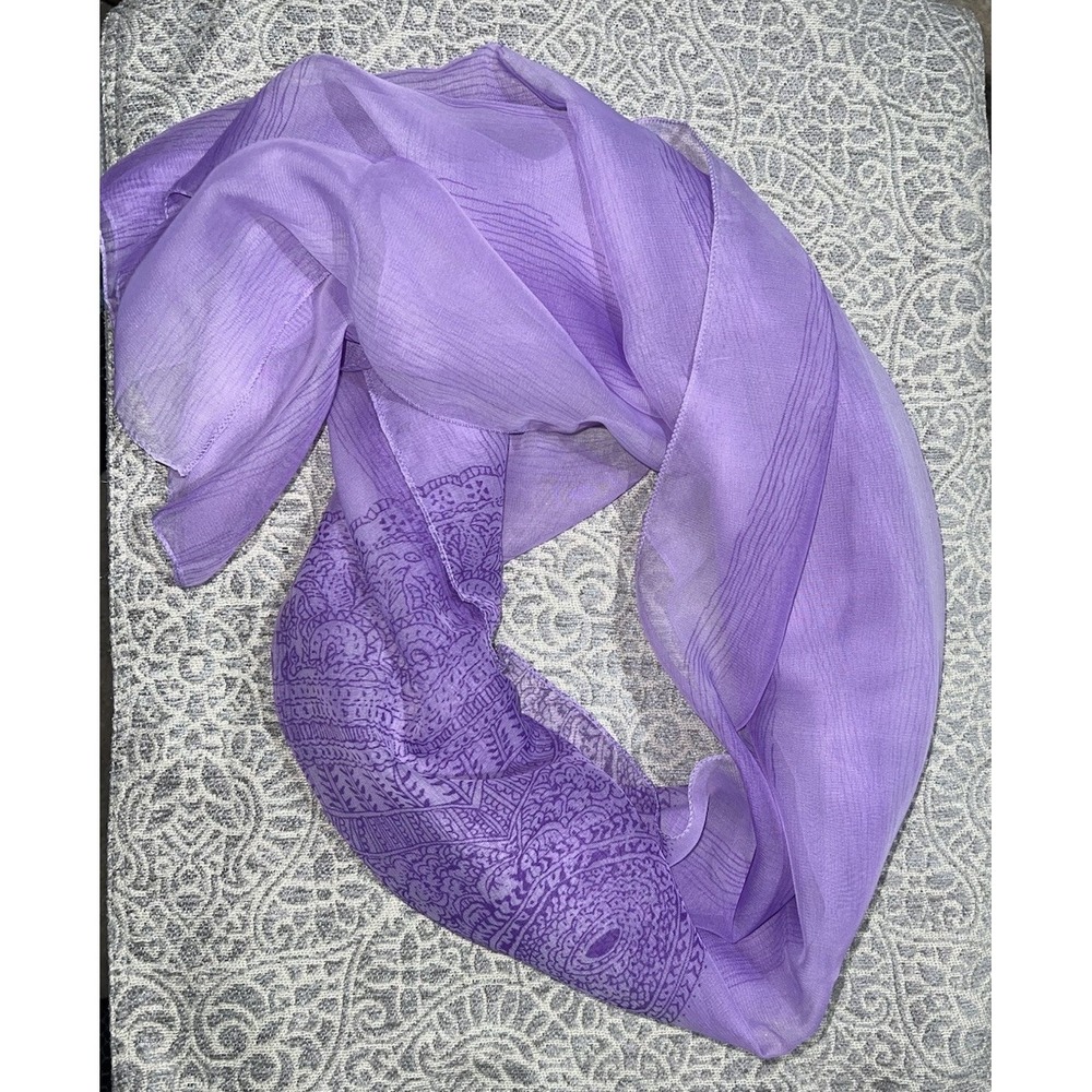 bijoux‎ terner Purple Scarf  40"X 58"
